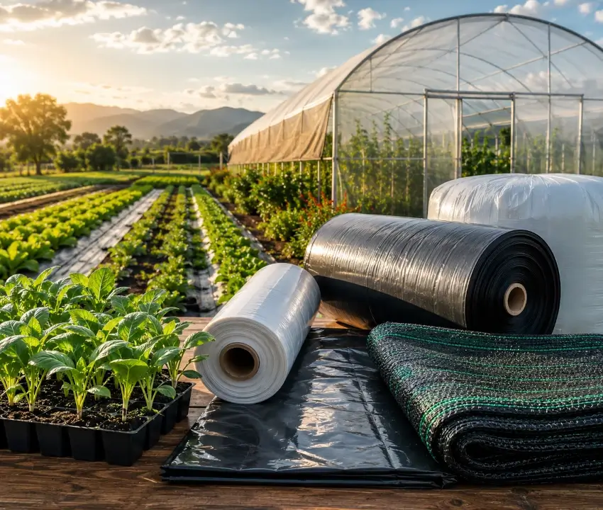 Soluciones plásticas para cultivos, viveros y producción agrícola