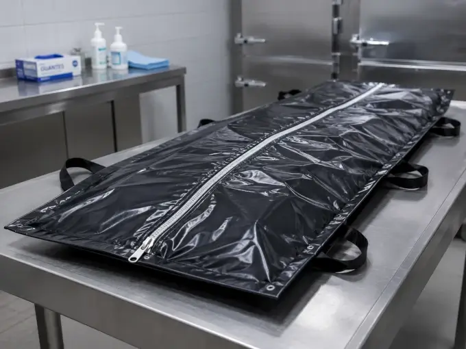 Bolsa especializada para manejo y traslado digno de cuerpos